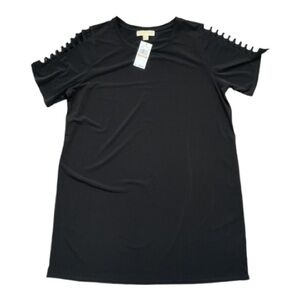 Michael Kors Black Short Sleeve Dress with Cutout Details Women’s Size 2x